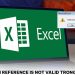 sửa lỗi reference is not valid trong Excel