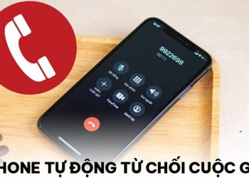 iPhone tự động từ chối cuộc gọi