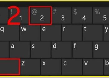 nhấn shift 2 không ra @
