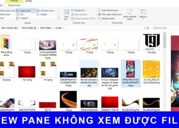 Preview Pane không xem được file ảnh