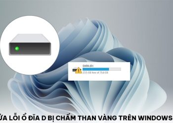 Sửa lỗi ổ đĩa D bị chấm than vàng trên Windows 11
