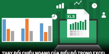 Thay đổi chiều ngang của biểu đồ trong Excel