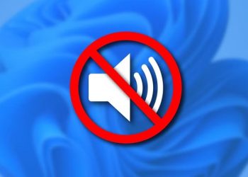 Biểu tượng loa trên máy tính bị gạch chéo Win 11