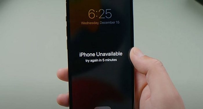 iPhone không khả dụng không chạy thời gian