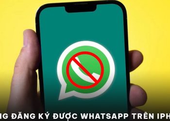 không đăng ký được WhatsApp trên iPhone