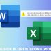 Lỗi dialog box is open trong Word, Excel