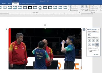 Ảnh trong Word không di chuyển được