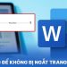 định dạng để không bị ngắt trang giữa đoạn