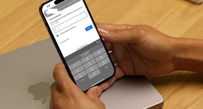 iPhone không tự điền mã OTP