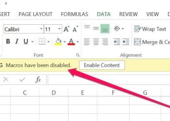 Sửa lỗi macro have been disabled trong Excel