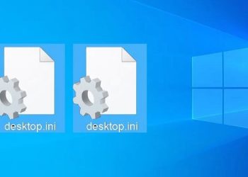 lỗi hiện file Desktop.ini