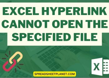 Lỗi Hyperlink trong Excel Cannot open specified file