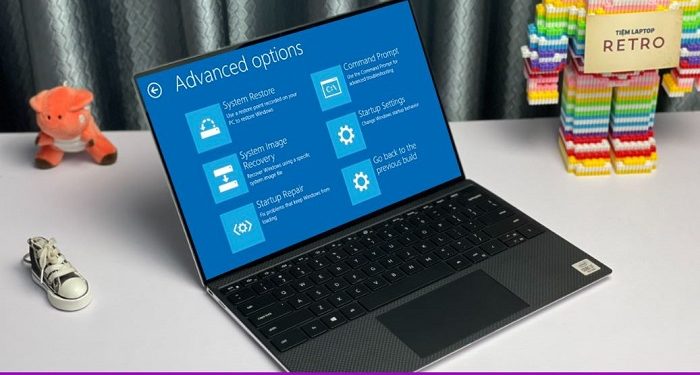 máy tính không hiện Advanced Options