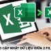 tự động cập nhật dữ liệu giữa 2 file Excel