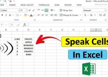 chuyển lời nói thành văn bản trong Excel