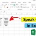 chuyển lời nói thành văn bản trong Excel