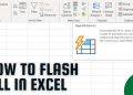 Excel không có flash fill
