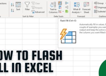 Excel không có flash fill