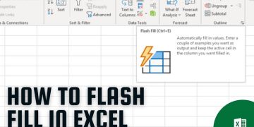 Excel không có flash fill