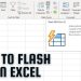 Excel không có flash fill