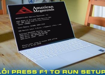 Lỗi Press F1 to run Setup
