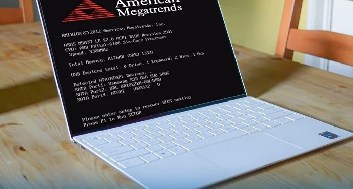 Lỗi Press F1 to run Setup
