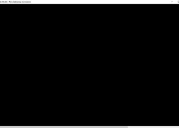 Remote Desktop bị màn hình đen