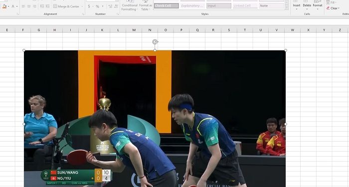 File Excel bị mất hình ảnh khi in