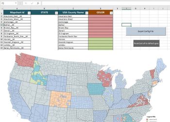 Excel không có Map Chart
