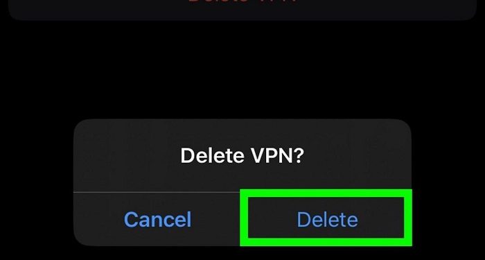 Không tắt được VPN trên iPhone