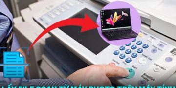 lấy file scan từ máy photo trên máy tính