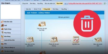 Lỗi không xóa được chứng từ trên MISA