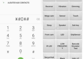 Samsung không vào được *# 0 *#