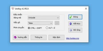 Tại sao không gõ tắt được trong Unikey