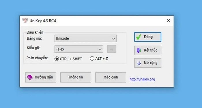 Tại sao không gõ tắt được trong Unikey