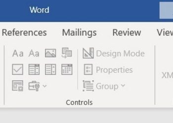 Developer bị ẩn trong Word