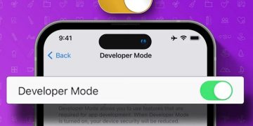 iPhone không có chế độ nhà phát triển