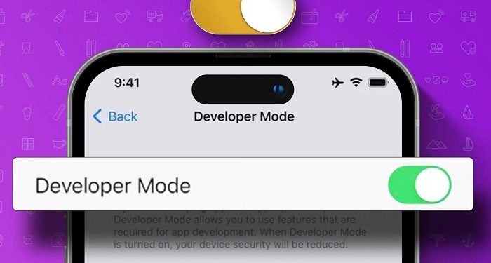 iPhone không có chế độ nhà phát triển