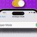 iPhone không có chế độ nhà phát triển