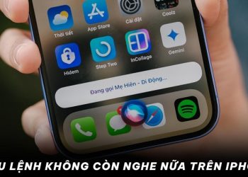 Khẩu lệnh không còn nghe nữa trên iPhone