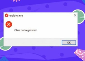 Explorer.exe class not registered