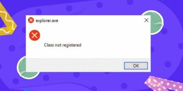 Explorer.exe class not registered