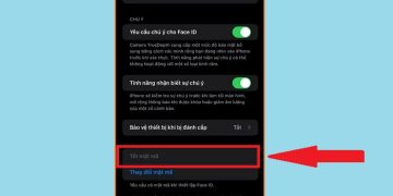 iPhone không hiện tắt mật mã