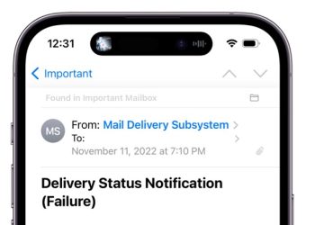 Khắc phục lỗi mail delivery subsystem