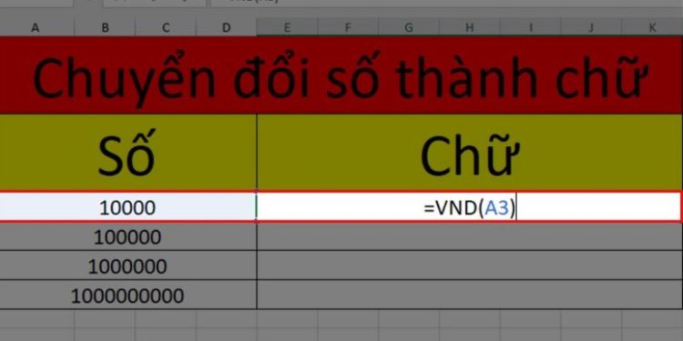 Lỗi #NAME khi đổi số thành chữ