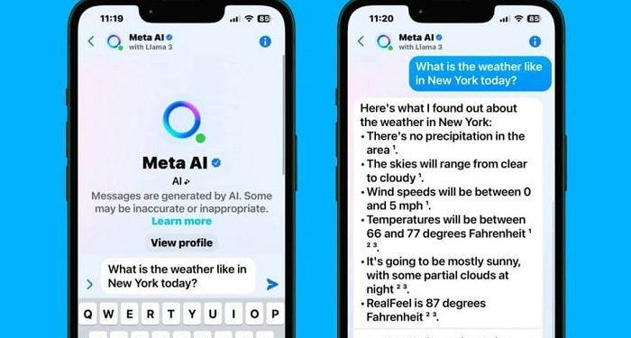Meta AI không hiện trên Messenger