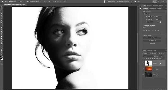 Mở file PDF trong Photoshop bị mất màu