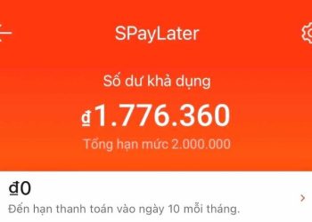 SPayLater không hiện thanh toán