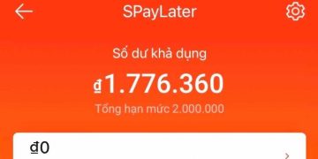 SPayLater không hiện thanh toán