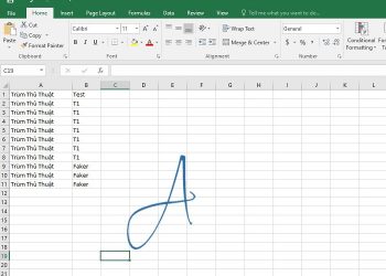 Bật mí cách chỉnh màu chữ ký trong Excel siêu đơn giản